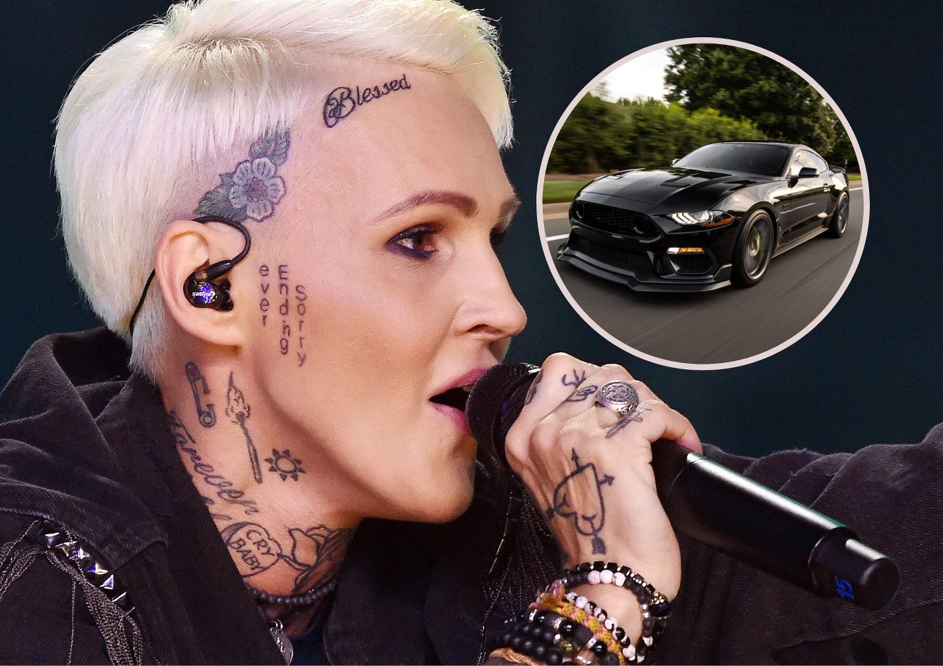 Agnieszka Chylińska miała kolizję fordem mustangiem