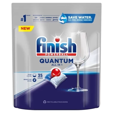 Finish Quantum Fresh Kapsułki do mycia naczyń w zmywarce 364 g (35 sztuk) - 0