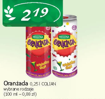 Hellena Oranżada żółta 250 ml