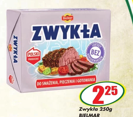 Bielmar Zwykła Margaryna o zmniejszonej zawartości tłuszczu 250 g