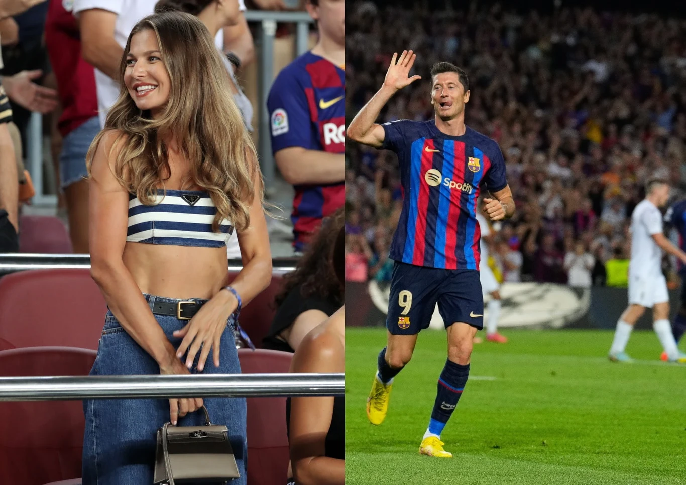 Anna Lewandowska po lewej (NurPhoto), Robert Lewandowski po prawej (PAP - Garcia) Anna Lewandowska po lewej (NurPhoto), Robert Lewandowski po prawej (PAP - Garcia)