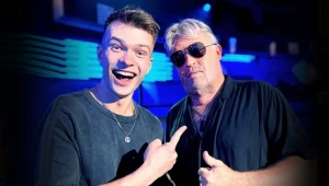 Chris Cugowski i Michał Milowicz jako Krzysztof Cugowski