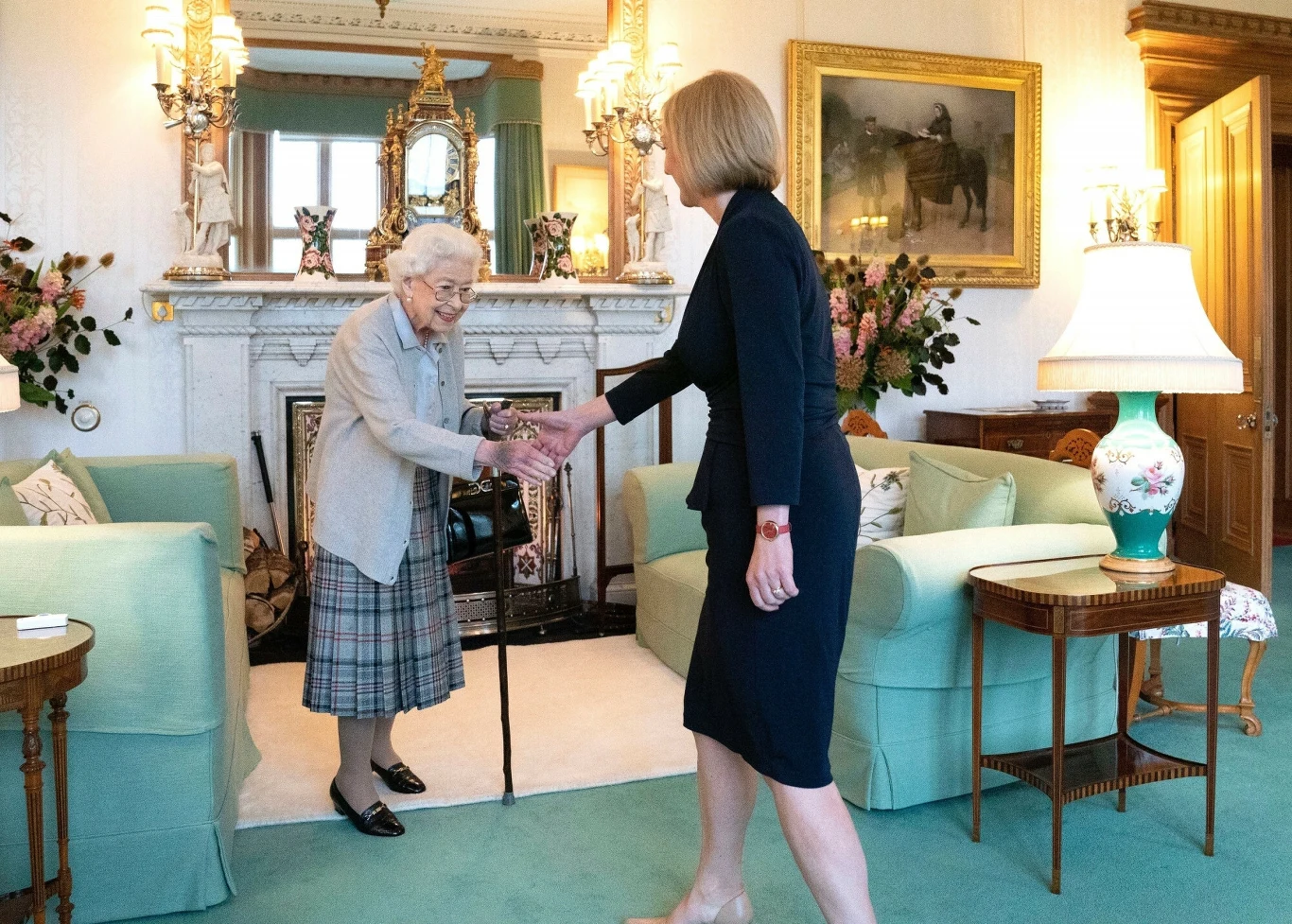 Wizyta premier Liz Truss u królowej Elżbiety II Wizyta premier Liz Truss u królowej Elżbiety II