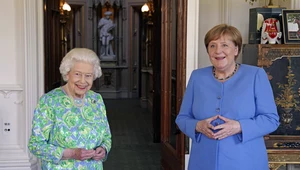 Angela Merkel i królowa Elżbieta