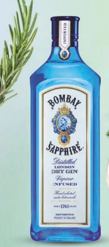Bombay Sapphire London Dry Gin 1000 ml