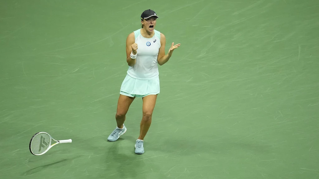 Iga Świątek po awansie do finału US Open Iga Świątek po awansie do finału US Open