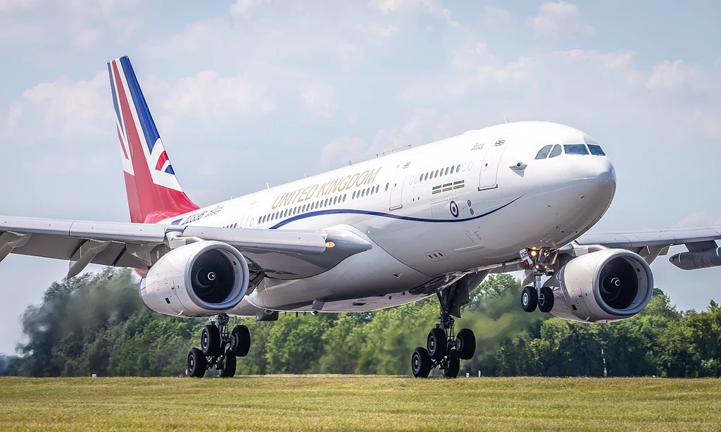 Airbus A330 VIP Królewskich Sił Powietrznych (RAF Voyager) /foto: wkipedia