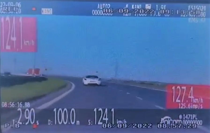 Jechał 150 km/h na drodze krajowej