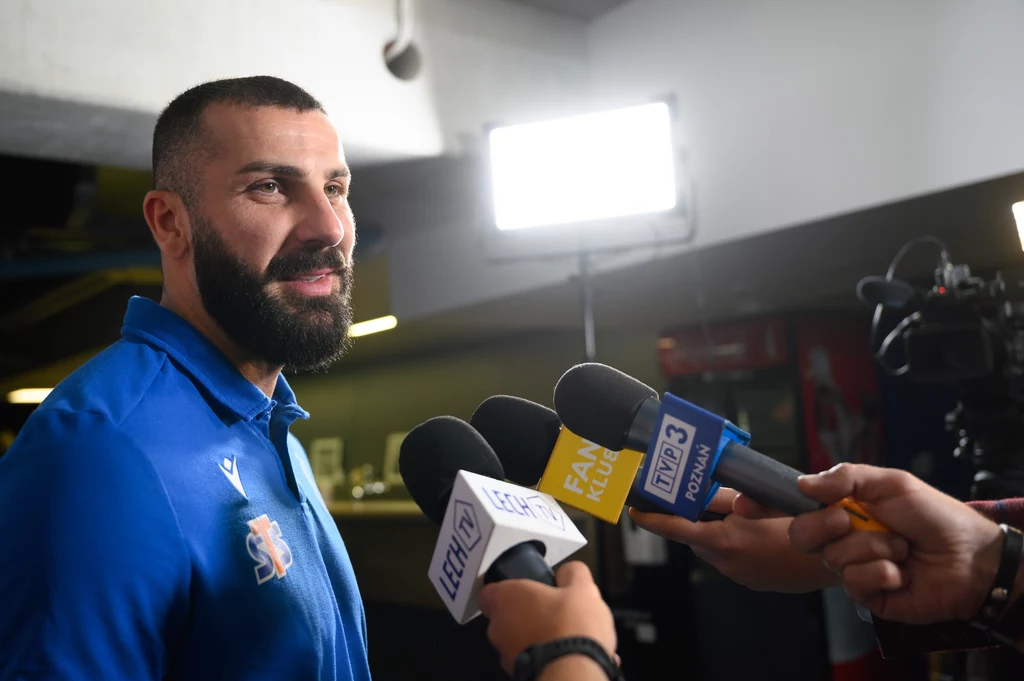 Mikael Ishak po meczu Lecha Poznań z Villarreal Mikael Ishak po meczu Lecha Poznań z Villarreal