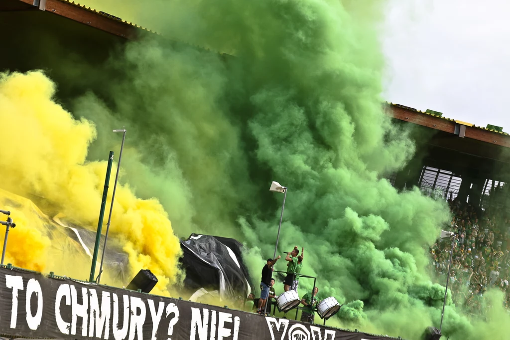 Racowisko na stadionie Falubazu