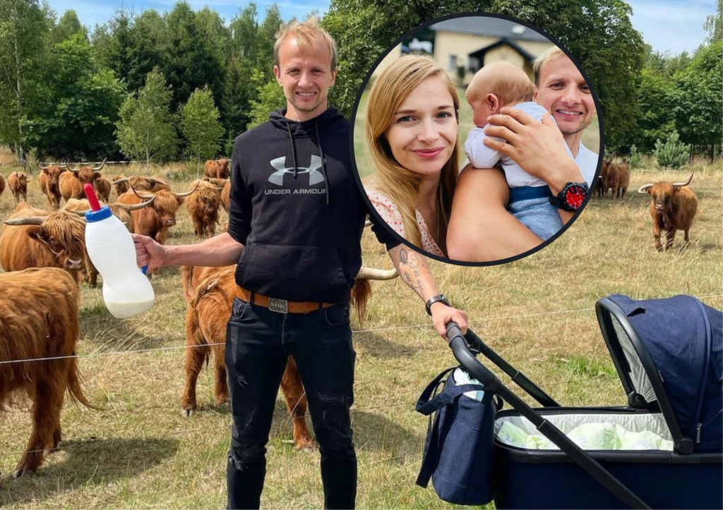 Robert Bodzianny z rodziną