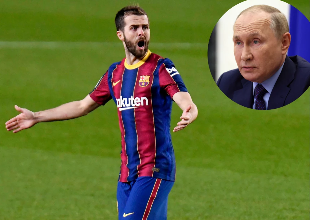 Miralem Pjanić nie zamierza mierzyć się z reprezentacją kraju, który prowadzi działania wojenne Miralem Pjanić nie zamierza mierzyć się z reprezentacją kraju, który prowadzi działania wojenne
