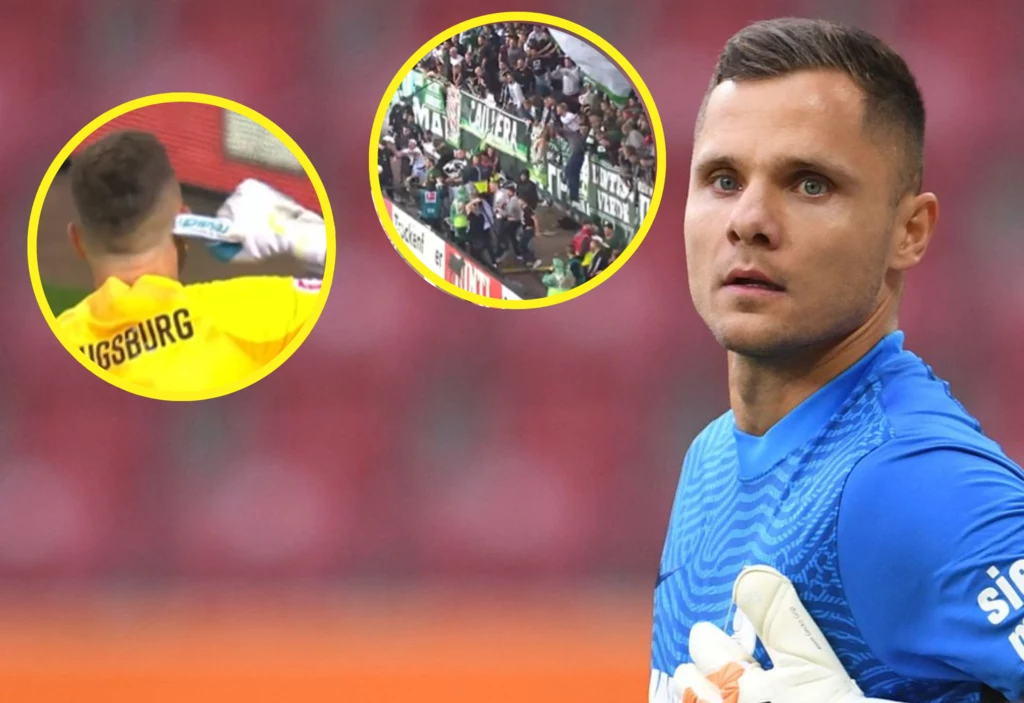 Rafał Gikiewicz obronił rzut karny w meczu z Werderem Rafał Gikiewicz obronił rzut karny w meczu z Werderem