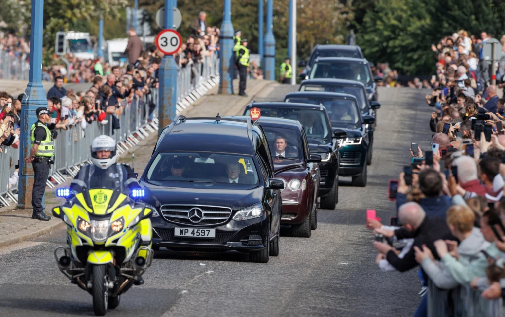 Kondukt pogrzebowy królowej Elżbiety II