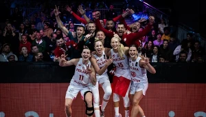 Polska reprezentacja 3x3 kobiet świętuje brązowy medal ME
