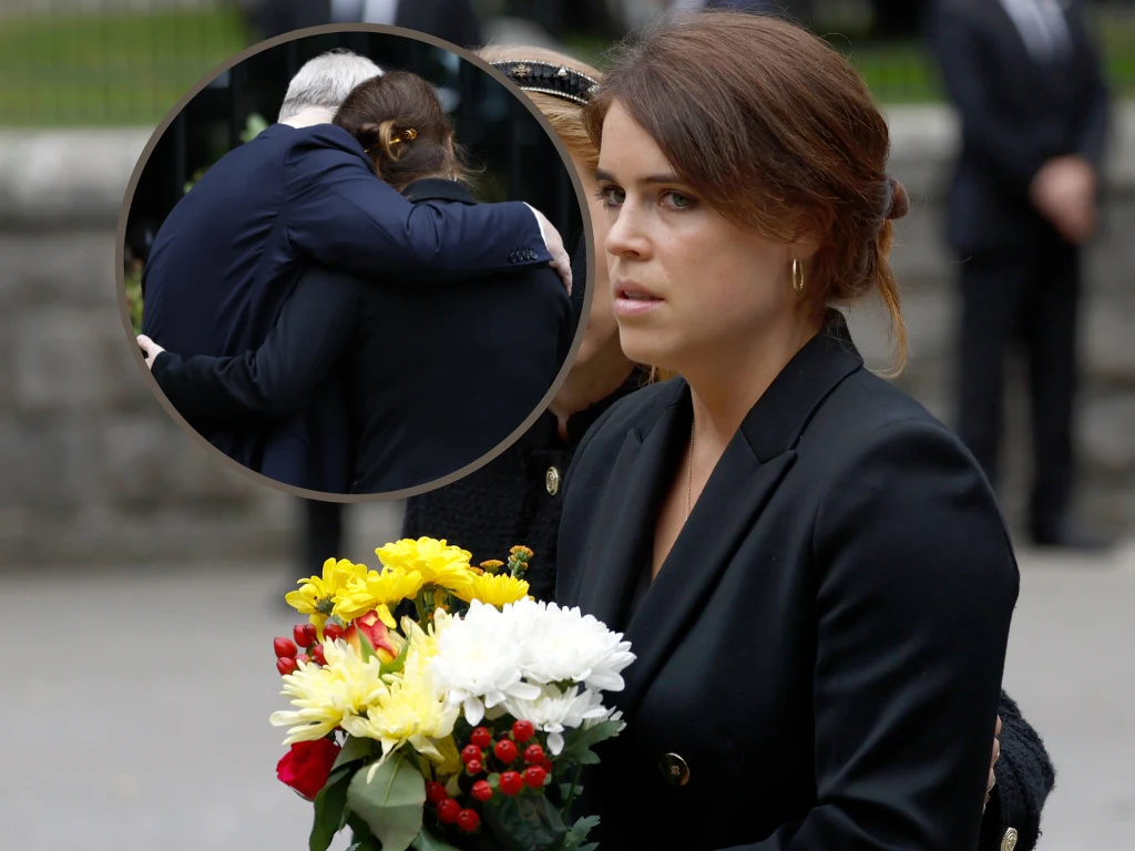 Księżniczka Eugenia nie mogła powstrzymać smutku. Pocieszył ja książę Andrzej