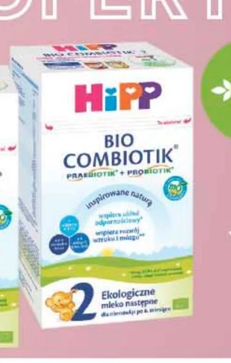 HiPP 2 BIO Combiotik Ekologiczne mleko następne dla niemowląt po 6. miesiącu 550 g