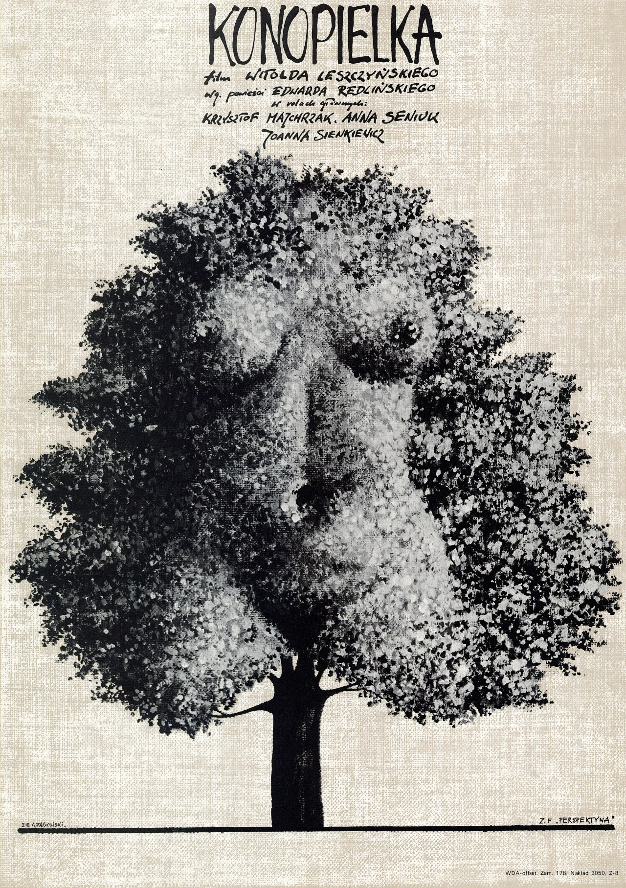 Plakat filmu "Konopielka", autor: Andrzej Pągowski