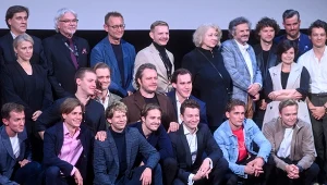 Ekipa filmu "Orzeł. Ostatni patrol" w Teatrze Muzycznym w Gdyni