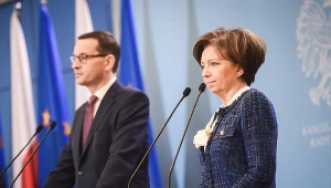 Mateusz Morawiecki i Marlena Malag ogłosili wysokość płacy minimalnej w 2024 roku