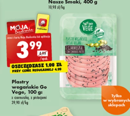 Plastry wegańskie Go Vege