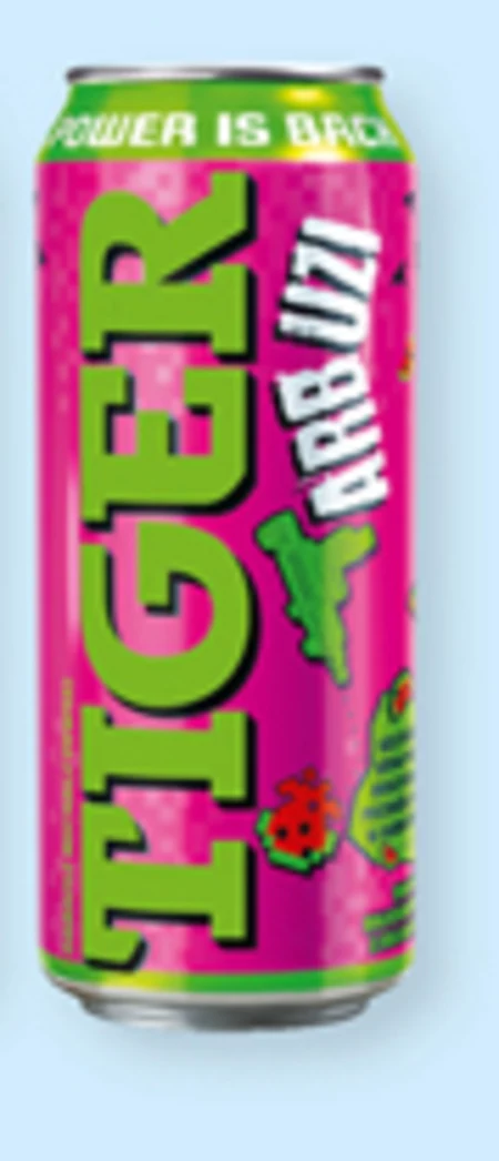 Tiger Arbuzi Gazowany napój energetyzujący 500 ml