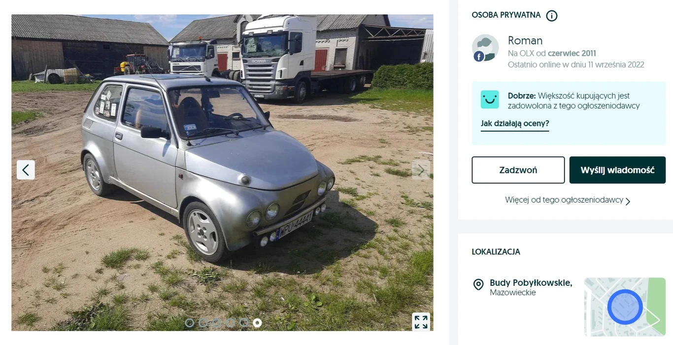 Takiego Malucha jeszcze nie widzieliście / OLX.pl