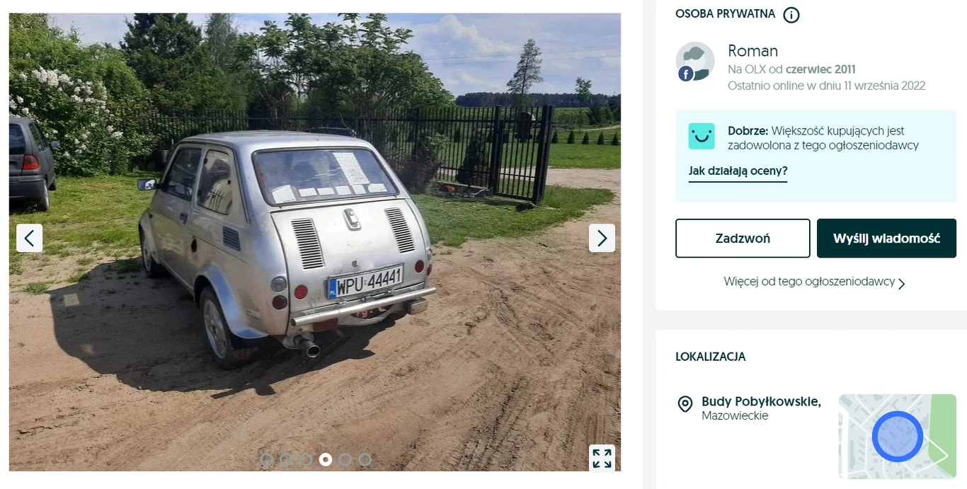 Takiego Malucha jeszcze nie widzieliście / OLX.pl