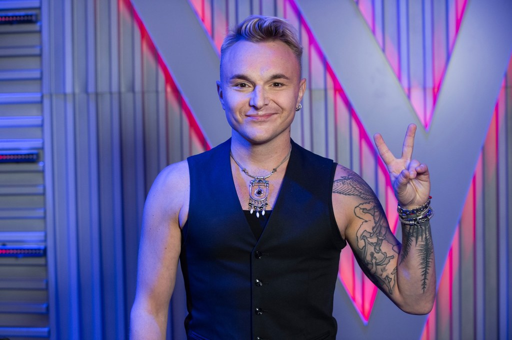 Michał Kaczmarek w "The Voice of Poland"