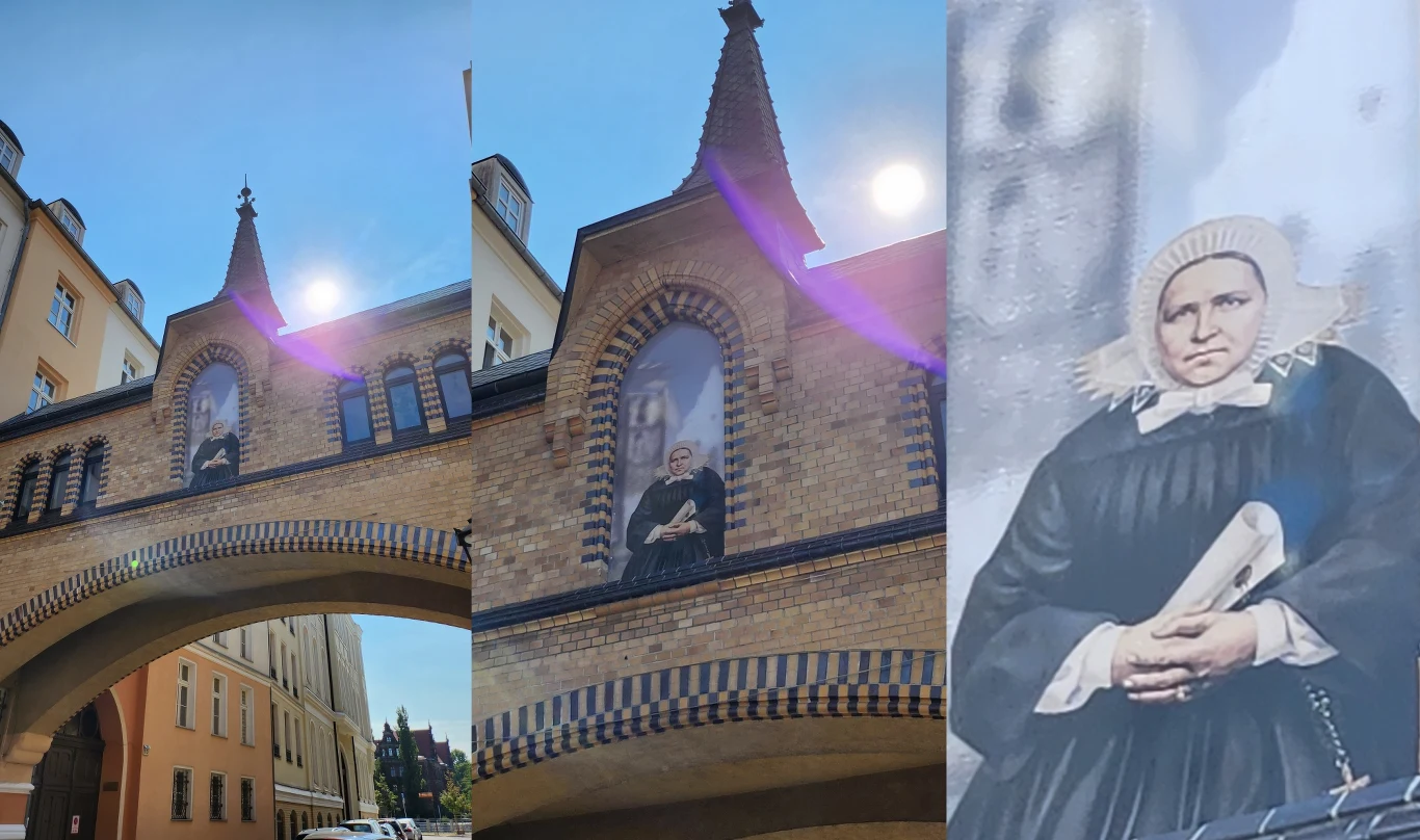 Po lewej zdjęcie wykonane obiektywem ultraszerokokątnym, w środku głównym, a po prawej widzimy przybliżenie cyfrowe Po lewej zdjęcie wykonane obiektywem ultraszerokokątnym, w środku głównym, a po prawej widzimy przybliżenie cyfrowe