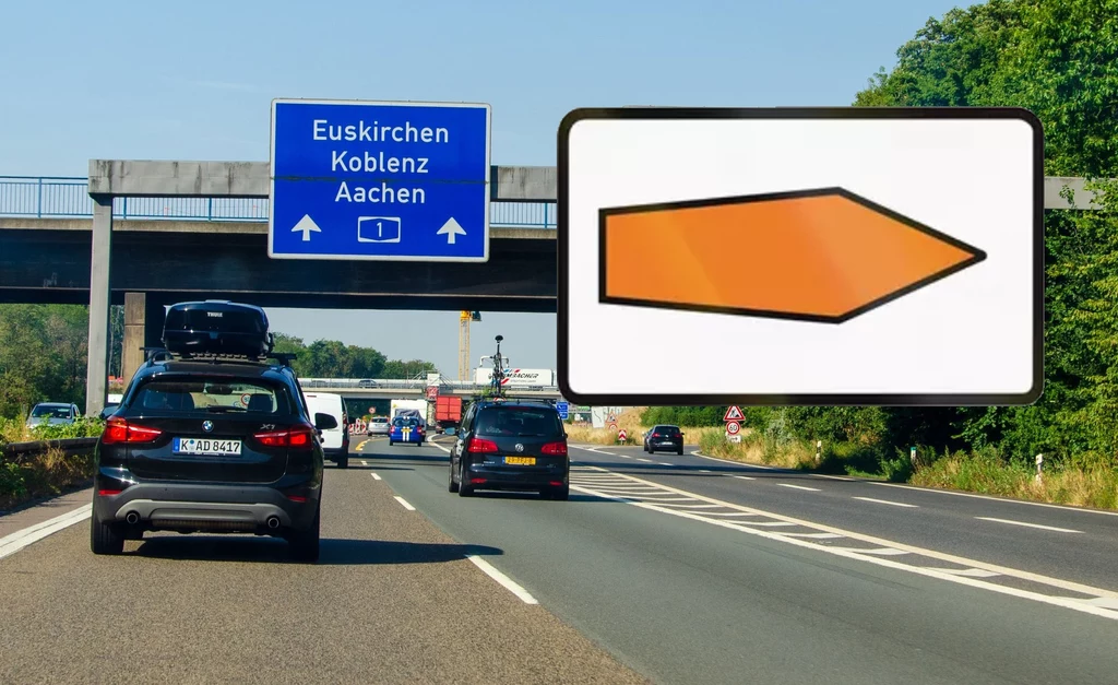 Widziałeś taką strzałkę na autostradzie? Bywa bardzo pomocna