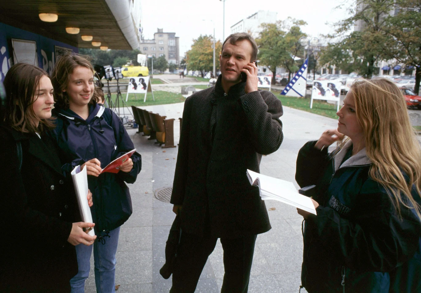 Cezary Pazura na festiwalu w Gdyni w 1997 roku