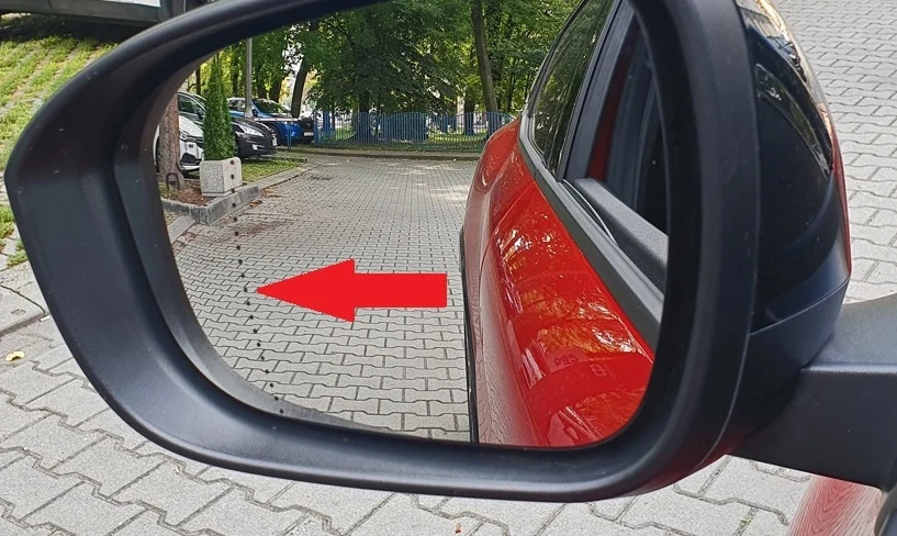 Kropki na lusterkach pełnią ważną funkcję Kropki na lusterkach pełnią ważną funkcję