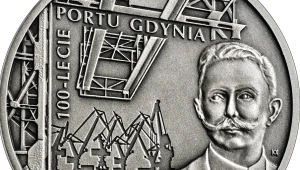 NBP wprowadza do obiegu srebrną monetę kolekcjonerską "100-lecie Portu Gdynia" o nominale 20 zł