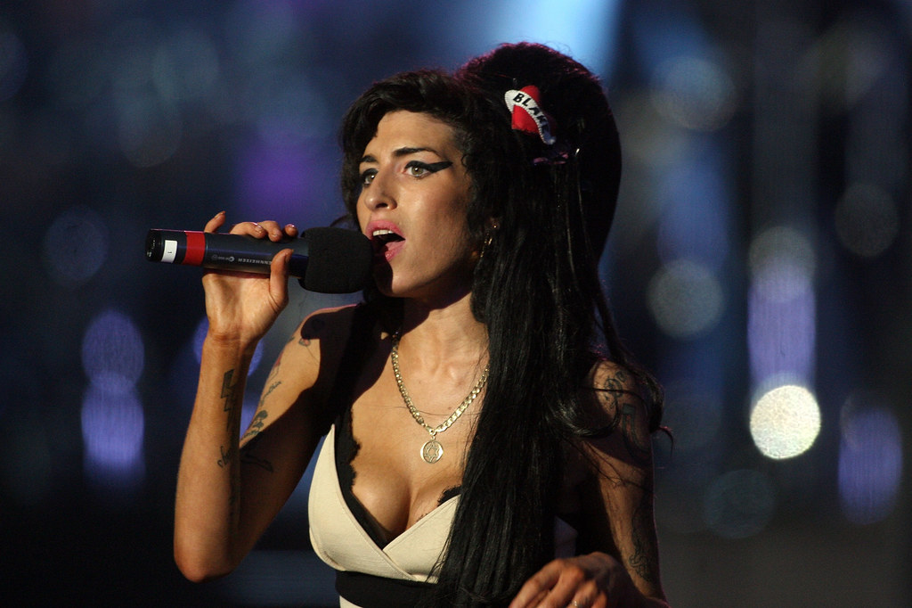 Amy Winehouse w Londynie, 27 czerwca 2008 r.