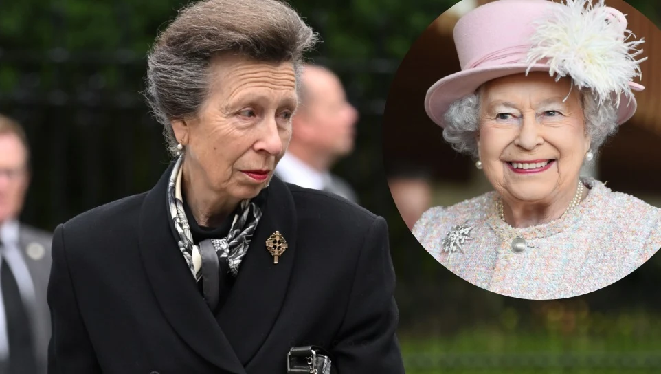 Księżniczka Anna i królowa Elżbieta II.