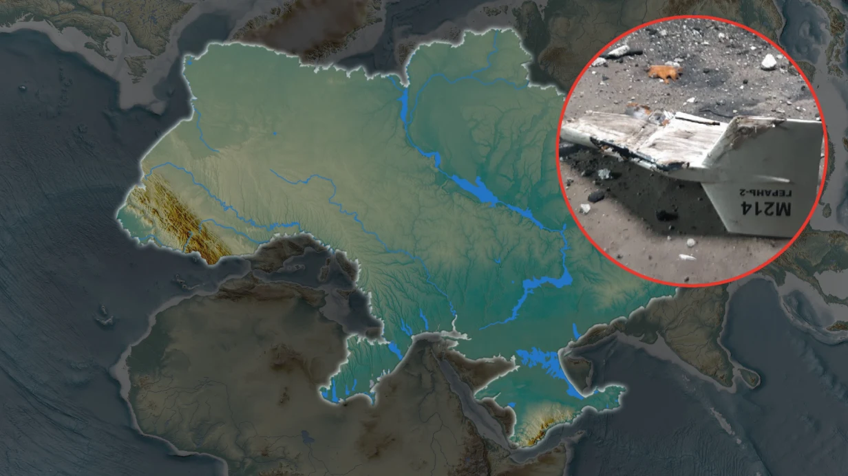 W Ukrainie zestrzelono pierwszy irański dron - Shahed-136 W Ukrainie zestrzelono pierwszy irański dron - Shahed-136