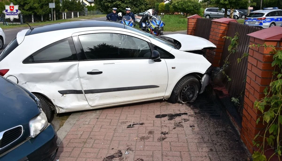 Kierujący Oplem 19-latek trafił do szpitala. Winna była rowerzystka 