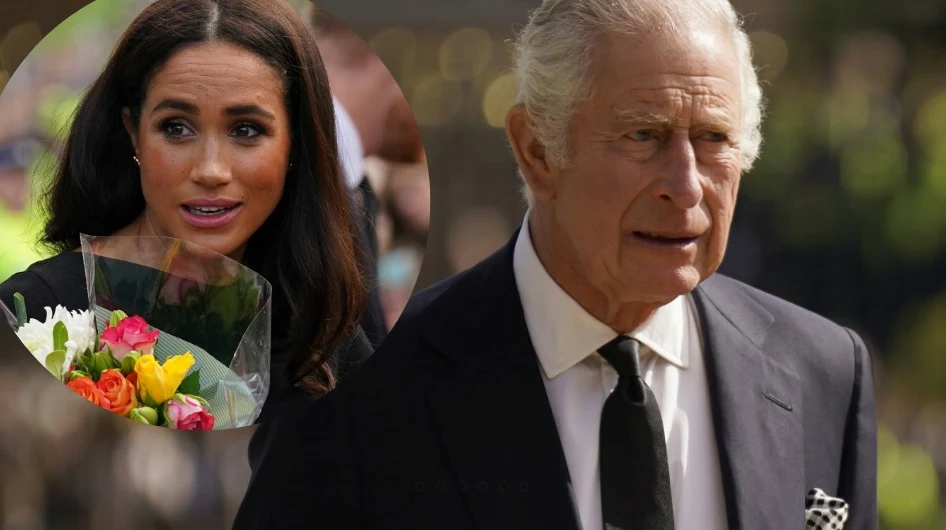 Król Karol III i Meghan Markle