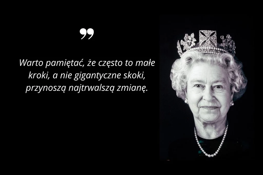 Najbardziej inspirujące cytaty z królowej Elżbiety II
