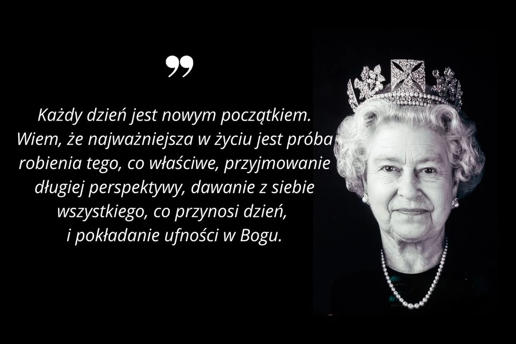 Najbardziej inspirujące cytaty z królowej Elżbiety II