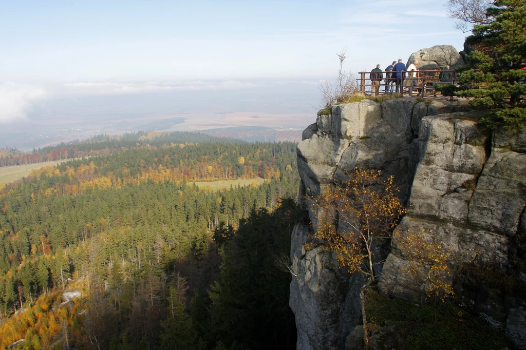 Widok ze szczytu Szczelińca Wielkiego