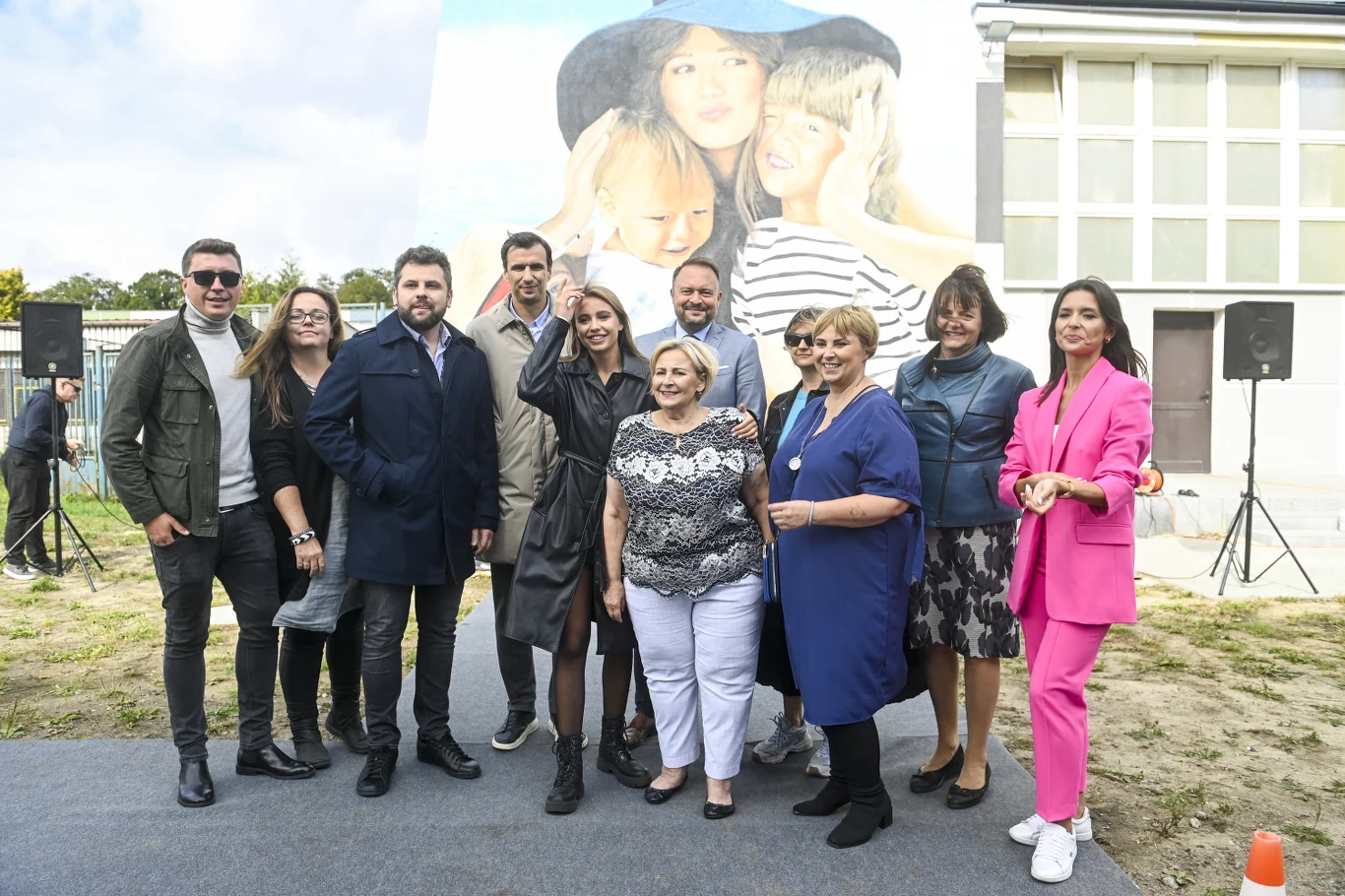 Odsłonięcie muralu Anny Przybylskiej Odsłonięcie muralu Anny Przybylskiej