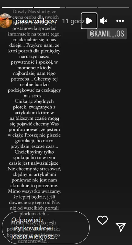 Joanna Wielgosz z "Rolnik szuka żony" poinformowała o ciąży Joanna Wielgosz z "Rolnik szuka żony" poinformowała o ciąży
