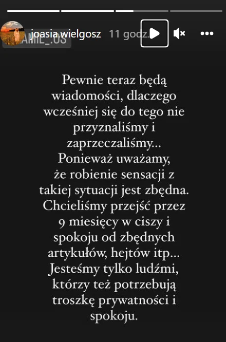 Joanna Wielgosz z "Rolnik szuka żony" poinformowała o ciąży Joanna Wielgosz z "Rolnik szuka żony" poinformowała o ciąży