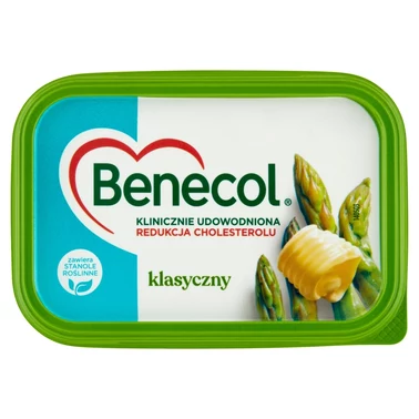 Benecol Tłuszcz do smarowania z dodatkiem stanoli roślinnych klasyczny 225 g - 0
