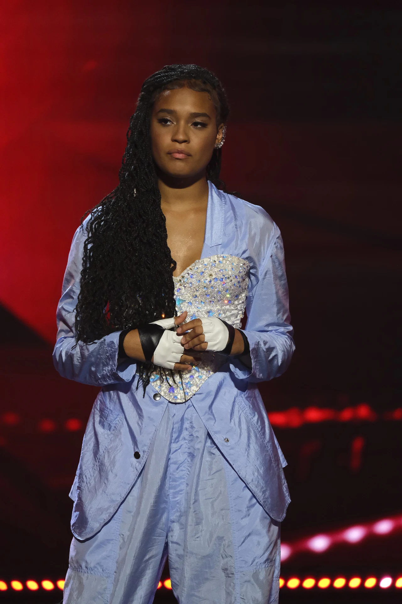 Sara James podczas finałowego starcia w "Mam talent"