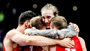 Aleksander Balcerowski ryczał jak bóbr i ściskał swych kolegów z reprezentacji Polski