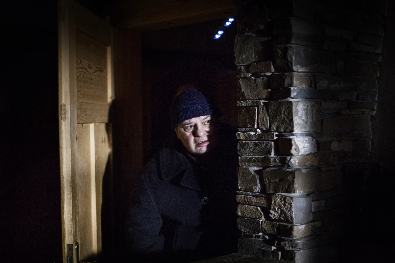 Krzysztof Globisz - kadr z filmu "Prawdziwe życie aniołów", fot. Grzegorz Ziemiański