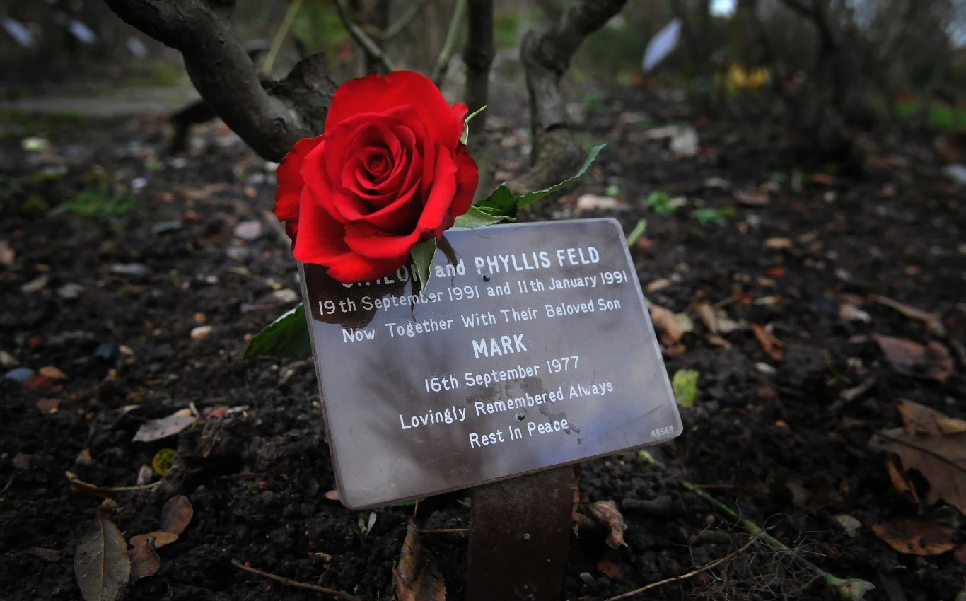 Grób Marka Bolana i jego rodziców Grób Marka Bolana i jego rodziców